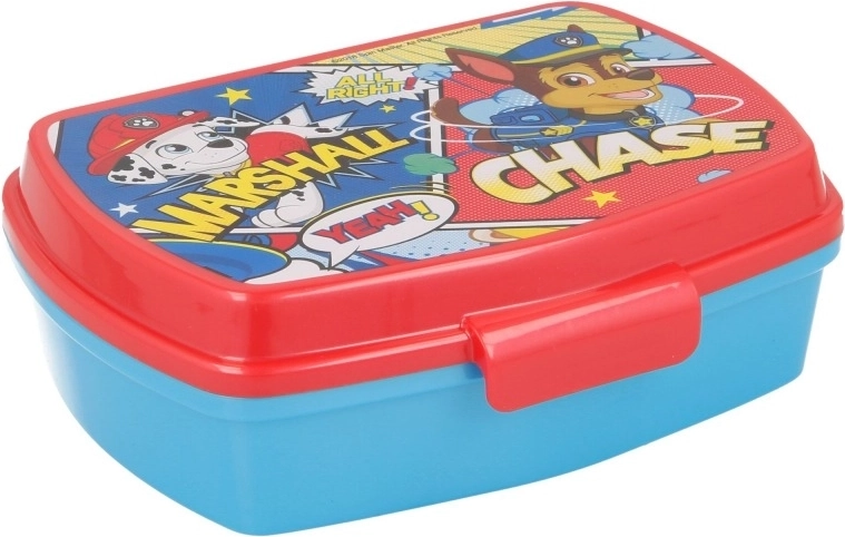 PAW PATROL uzsonnás doboz, műanyag, 17,5 × 14,5 × 6,5 cm
