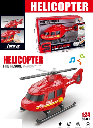 Játék helikopter fény- és hangeffektekkel