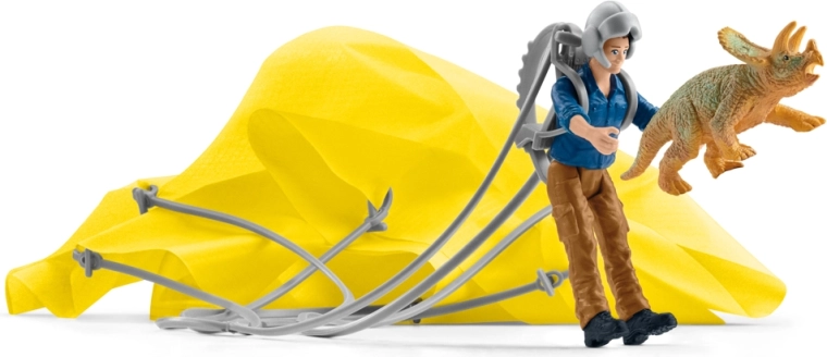 Schleich dinoszauruszok ejtőernyős mentőegység