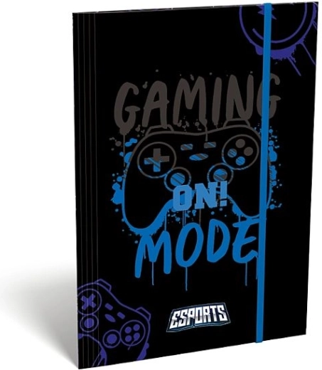 LizzyCard Esport iratrendező mappa A5 gumipánttal