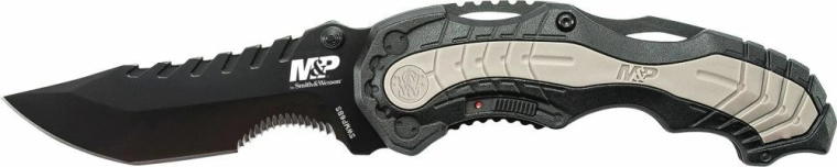 SMITH & WESSON M&P M.A.G.I.C. asszisztált nyitású zsebkés, fekete/szürke