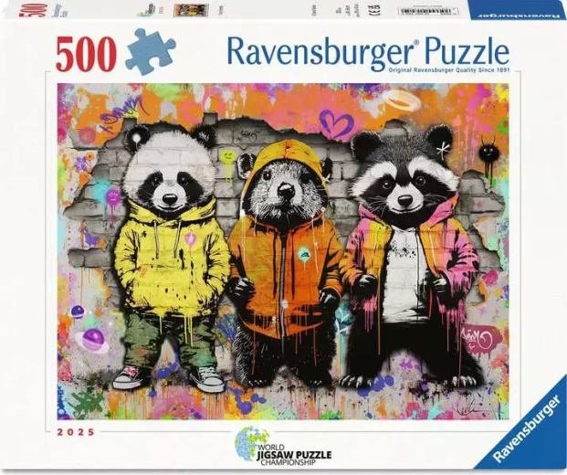 Ravensburger Puzzle Szőrmókok 500 darabos