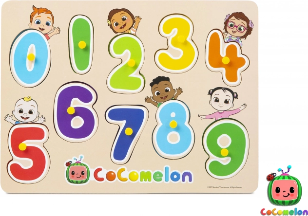 Fa CoComelon számkirakó