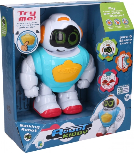 Kiddy Robot járó, effektekkel 21 cm