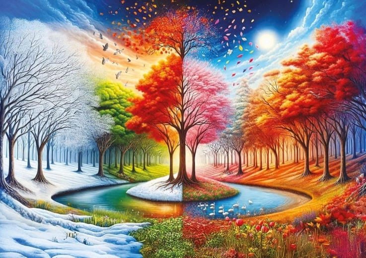 Négy világ 2000 darabos puzzle ART PUZZLE