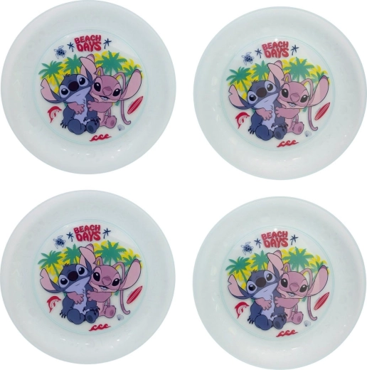 STOR gyerek tányérok STITCH motívummal, 4 darabos készlet