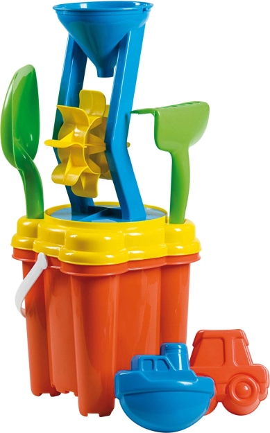 ANDRONI homokozó készlet malommal, 7 részes