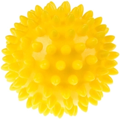 Fizjo rehabilitációs tüskés masszázslabda 6,6 cm sárga - 1 db