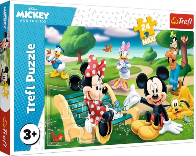 Puzzle 24 Maxi – MICKEY MOUSE és barátai – TREFL