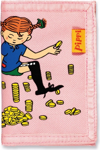 Rózsaszín Pippi gyerekpénztárca