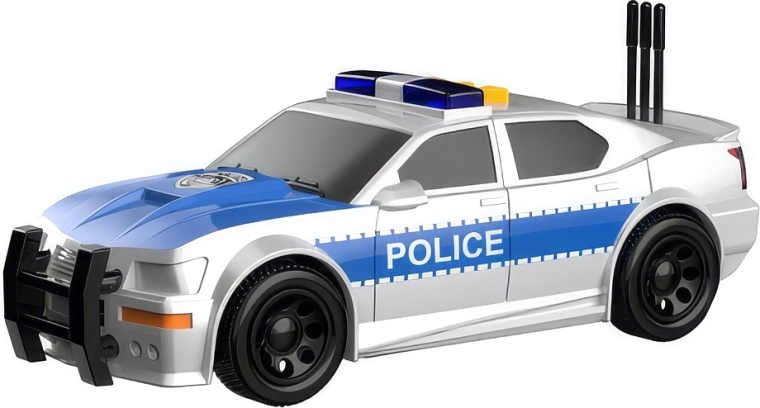 Rendőrautó fény- és hangeffektekkel 15,5 cm
