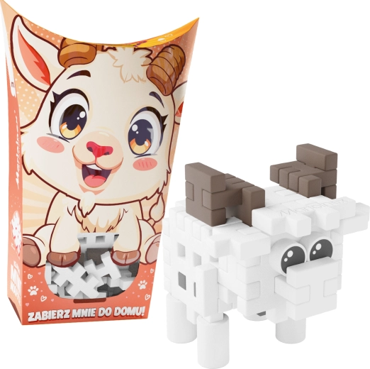 MINI WAFFLE Pocket Pets építőkészlet – kis kecske