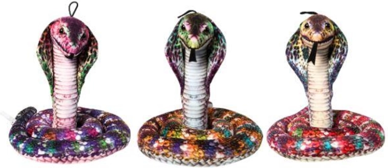 Plüss kobra – puha kígyó gyerekeknek