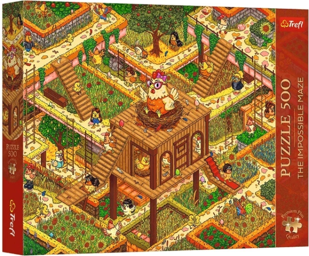 Puzzle Premium Plus 500 darabos – Vicces csibék
