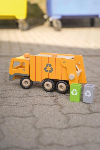 Eco fa szemétszállító autó hulladékszelektálással – 1 db