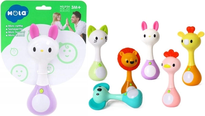 SmilyPlay állatka formájú gyermekcsörgő