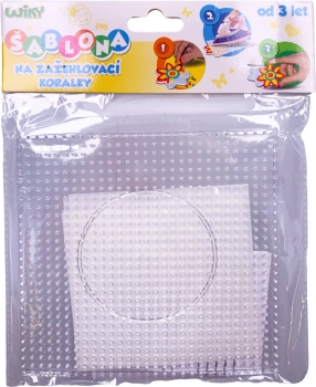 Vasalható gyöngy sablon – négyzet