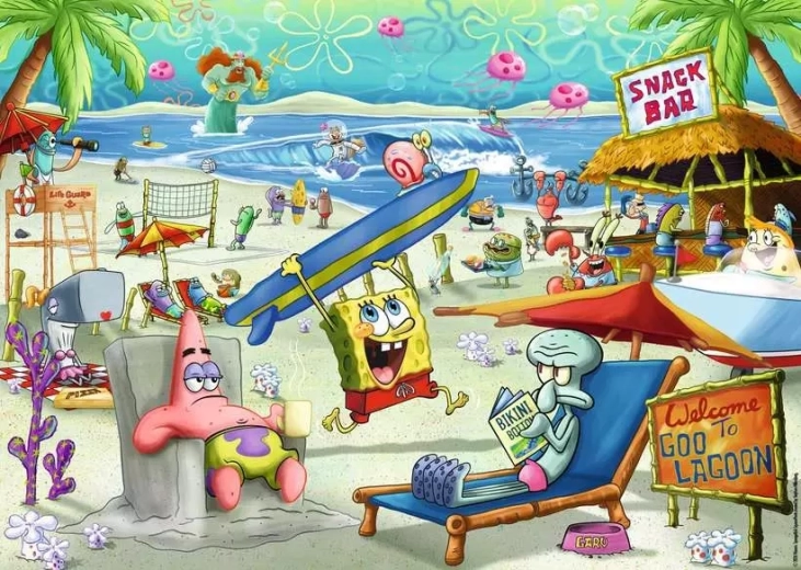 RAVENSBURGER SpongeBob puzzle 1000 darabból