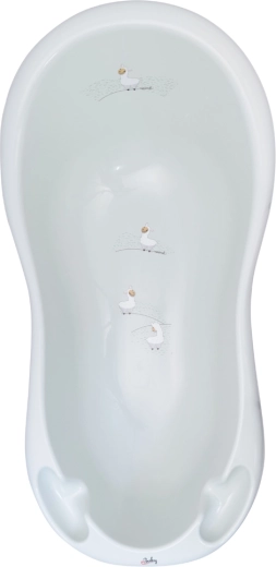 Maltex Lama Minimal baba fürdetőkád 84 cm, zsályazöld