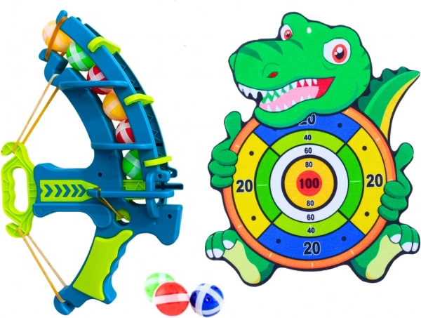 Dínós íjászkészlet gyerekeknek