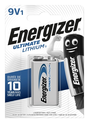 Energizer Ultimate Lithium 9V lítiumos elem