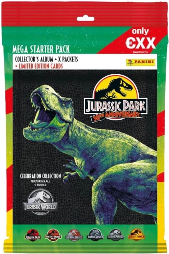 Panini Jurassic Park 30th Anniversary gyűjtőkártya-kollekció kezdőkészlet