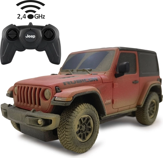 RC Jeep Wrangler Rubicon Muddy autó 1:24