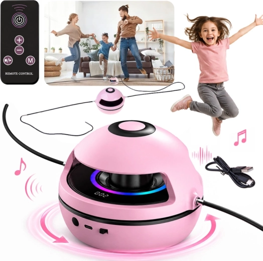 Elektromos interaktív ugrókötél zenével, Bluetooth-szal, távirányítással és számlálóval – 1 db