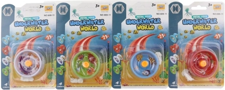 Fém jojó tengeri világ motívummal