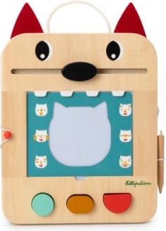 Varázslatos rajztábla LILLIPUTIENS – Ludvig farkas