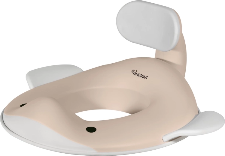 Kindsgut WC-szűkítő ülőke bálna, homokszínű