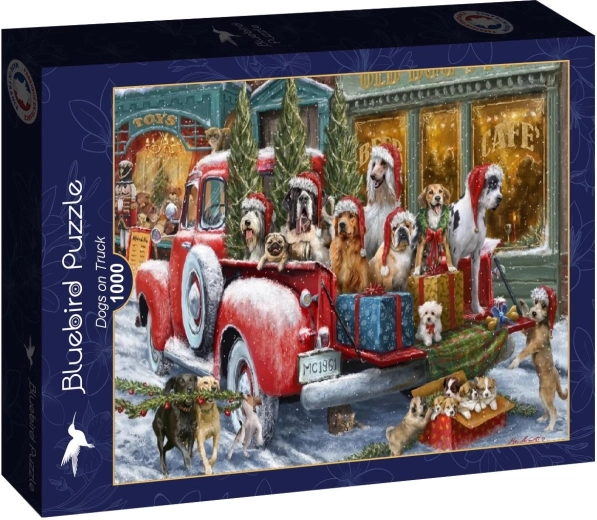 Bluebird puzzle Kutyák a teherautóban 1000 darab