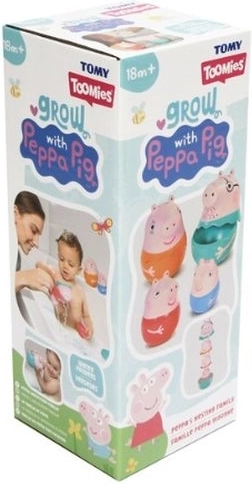 Tomy Peppa Malac matrjoska – Peppa családja a fürdőbe