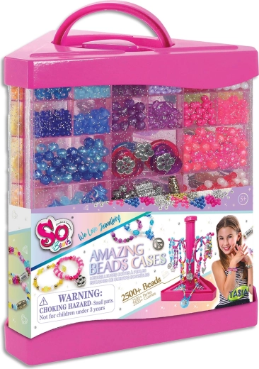 Tasia kreatív gyöngykészlet állvánnyal, 2500 db