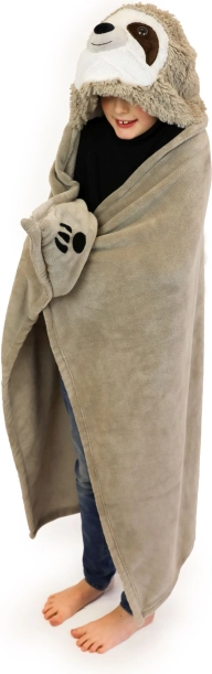 Melengető gyerek kapucnis takaró lajhár Cozy Noxxiez