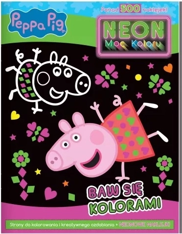Peppa Pig – A színek neonereje (színező matricákkal)