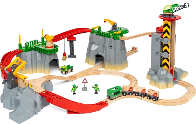 BRIO World teherszállító hegyi vasúti készlet