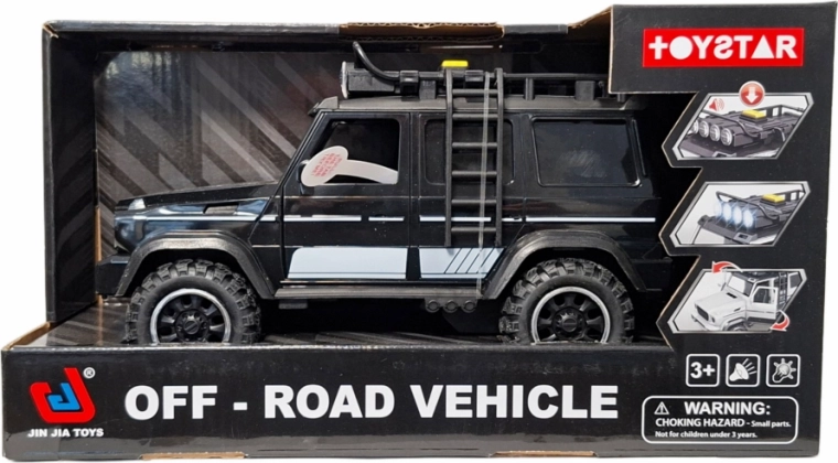 Off-road terepjáró fénnyel és hanggal