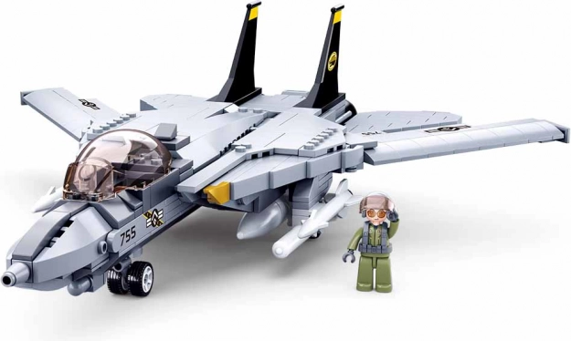 F-14 TOMCAT vadászrepülő építőkészlet Sluban ModelBricks