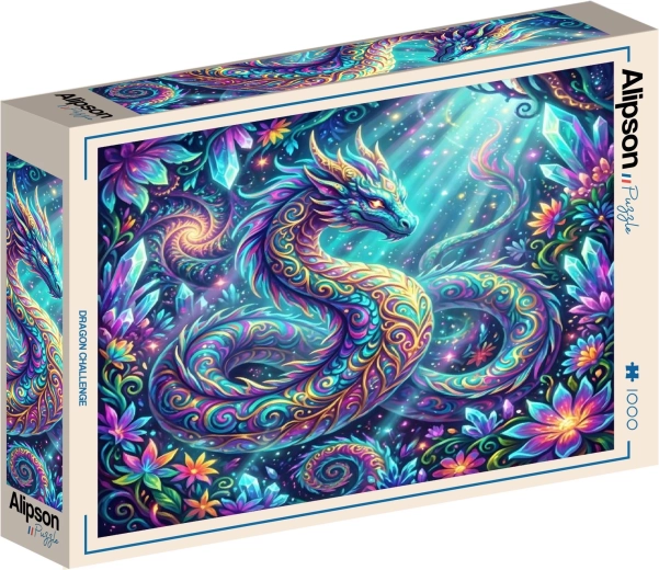 Alipson négyzet alakú puzzle Sárkány kihívás 1000 darab