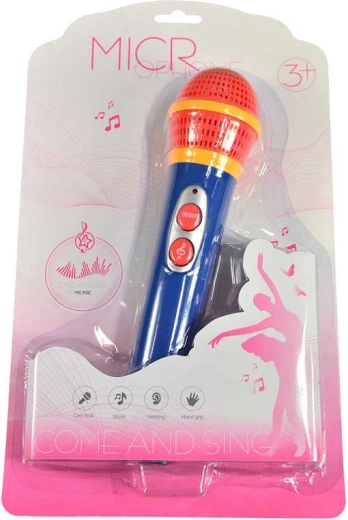 Gyermek mikrofon hangokkal kislányoknak 23 cm - 1 darab