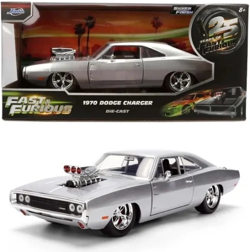 Jada Dodge Charger 1970 a Halálos iramban című filmből, évfordulós kiadás 1:24