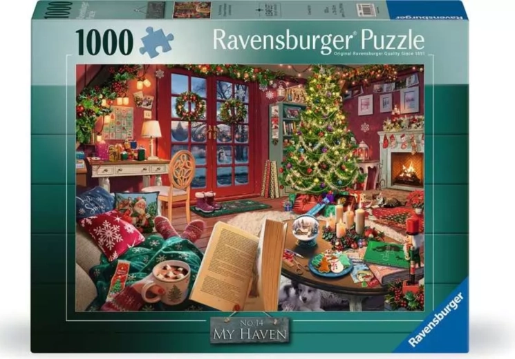 Ravensburger puzzle My Haven: Karácsonyi előszoba 1000 darab
