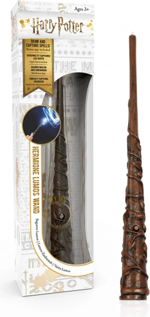 Hermione világító varázspálcája