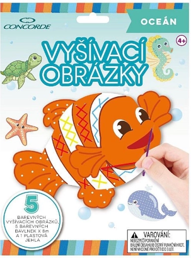 CONCORDE Óceán hímzőkészlet gyerekeknek