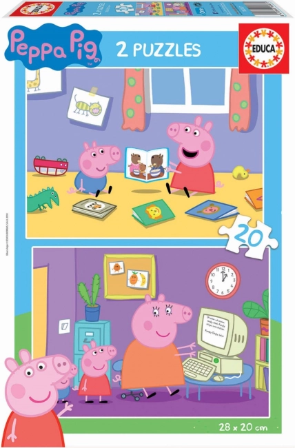 Educa Puzzle Peppa malac 2x20 darab