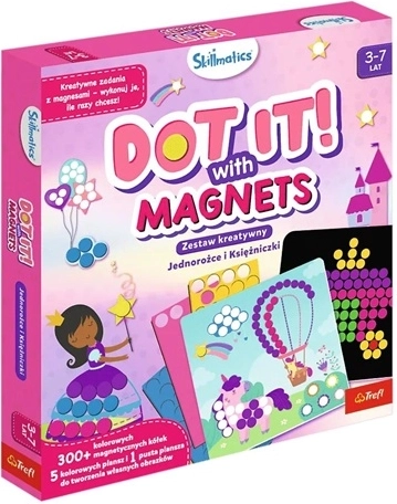 Trefl Skillmatics Dot It! mágnesekkel – unikornisok és hercegnők