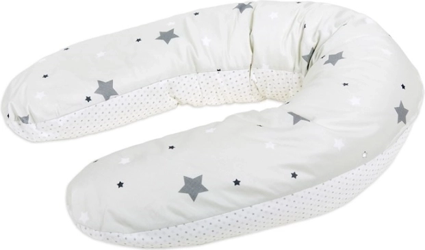 Träumeland szoptatós párna design 5 szürke stars