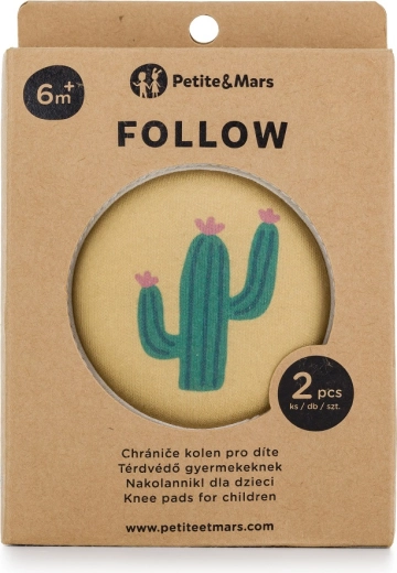 Petite&Mars rugalmas kúszáshoz való térdvédő Follow Intense Ochre