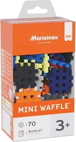 Mini gofrikockás építőjáték 70 darabbal
